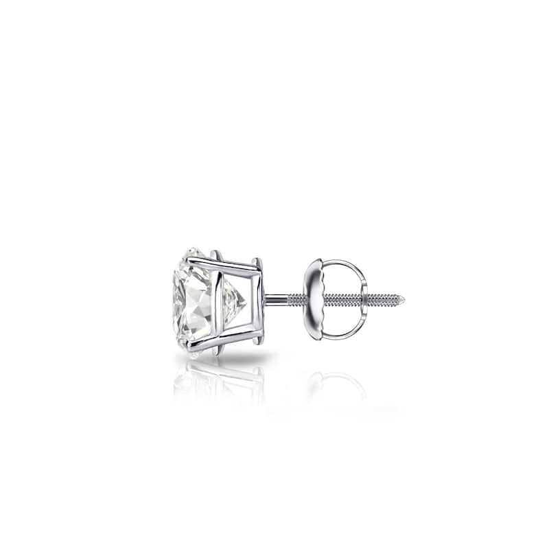 Auriya 1/3ctw Round Diamond SINGLE STUD (1) Earring 14k Gold
