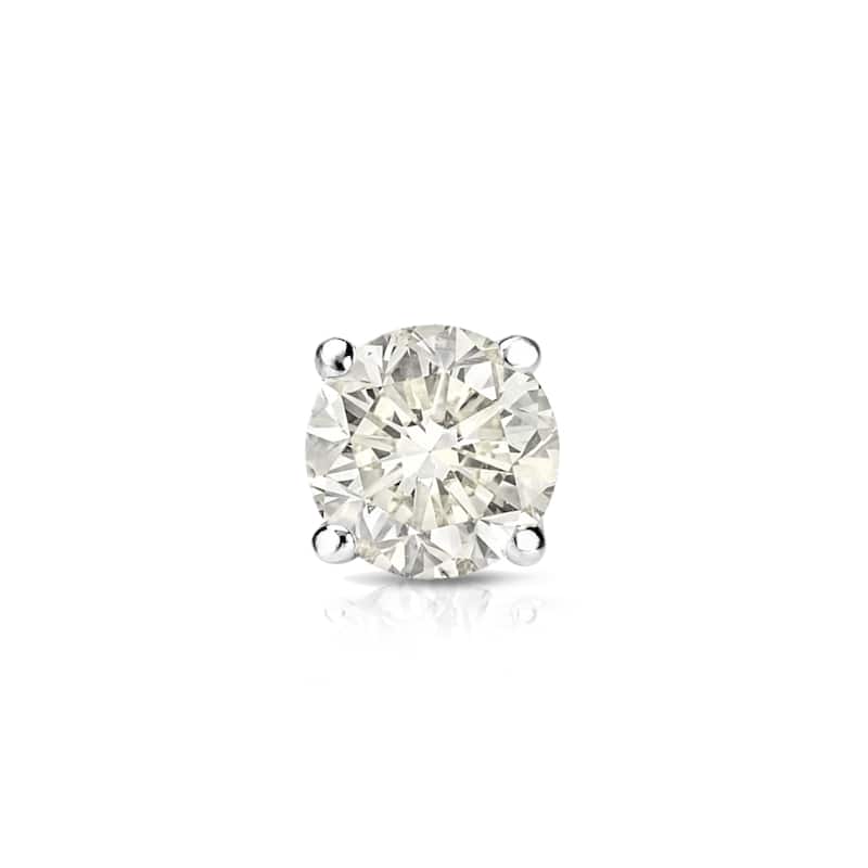 Auriya 1/3ctw Round SINGLE STUD (1) Diamond Earring 14k Gold