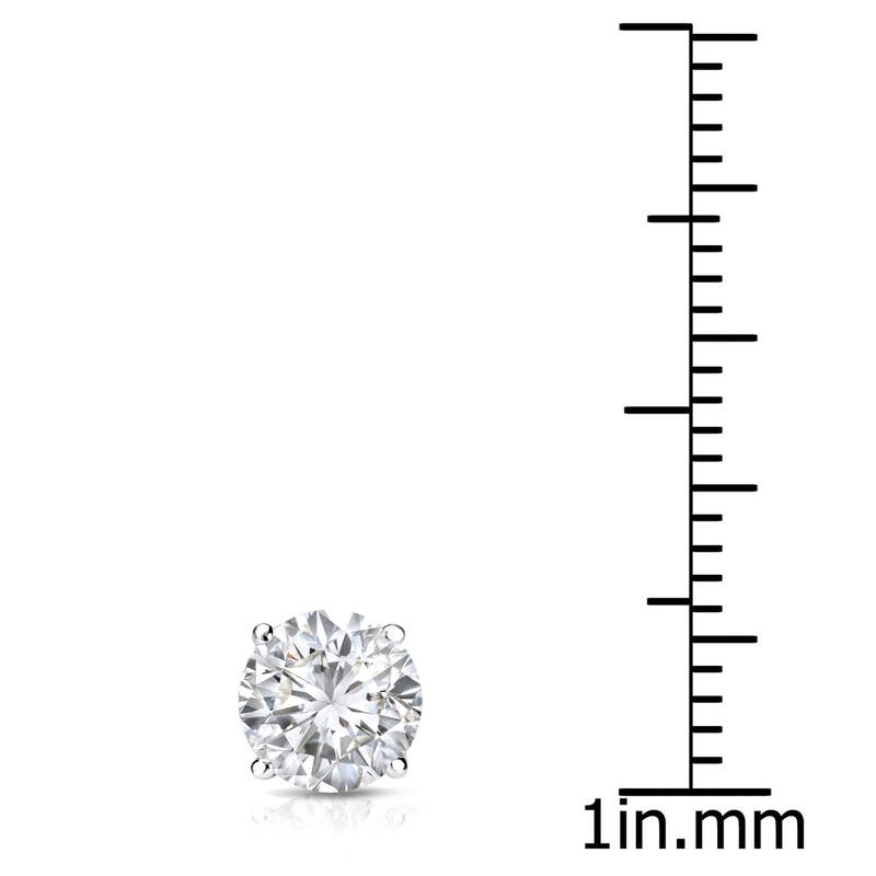 Auriya 14k Gold 3/4ct TDW Round SINGLE STUD (1) Diamond Earring