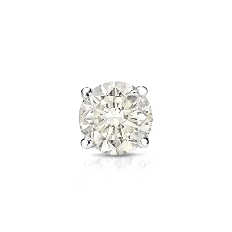 Auriya 1/2ctw Round Diamond SINGLE STUD (1) Earring 14k Gold