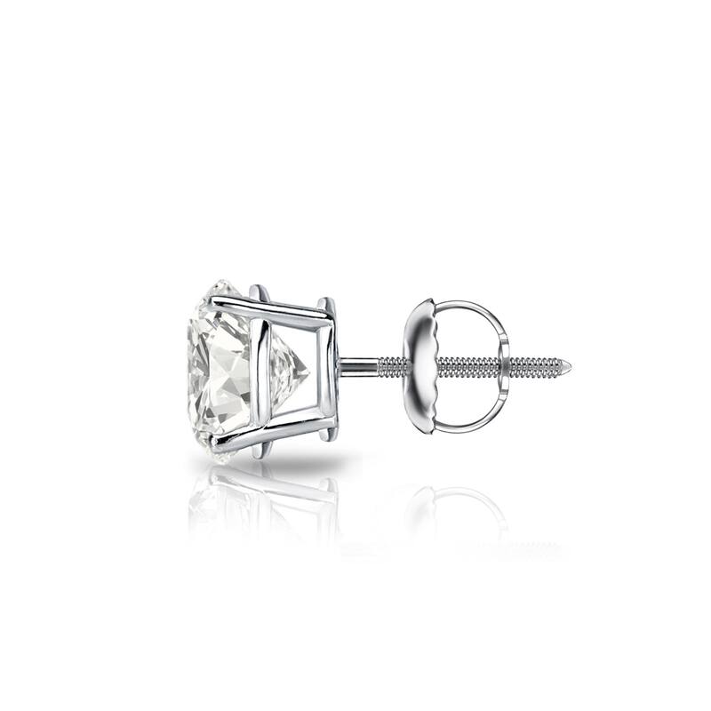 Auriya 14k Gold 3/4ct TDW Round SINGLE STUD (1) Diamond Earring