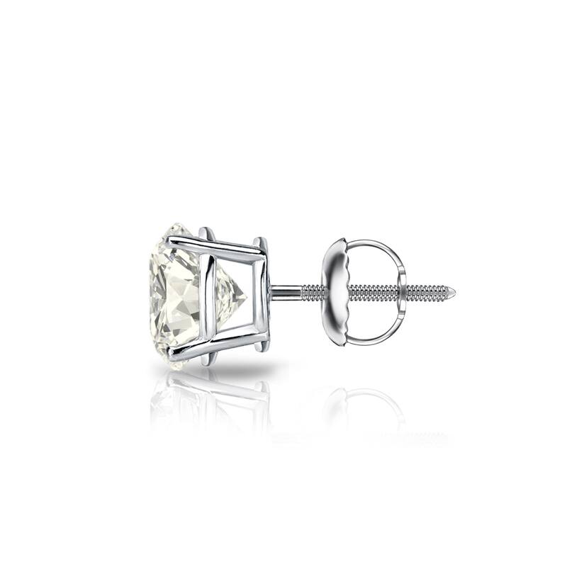 Auriya 14k Gold 3/4ct TDW Round SINGLE STUD (1) Diamond Earring