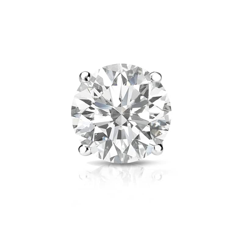 Auriya 1ctw Round Diamond SINGLE STUD (1) Earring 14k Gold