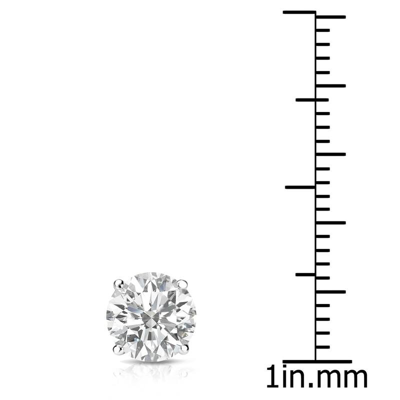 Auriya 1ctw Round Diamond SINGLE STUD (1) Earring 14k Gold