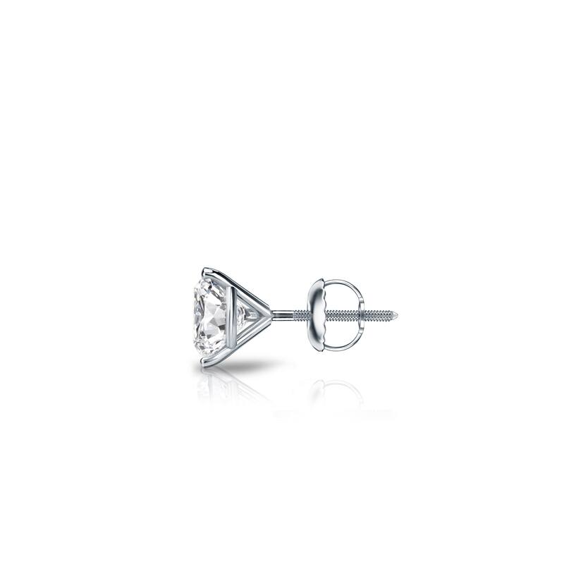 Auriya 14k Gold 1/4ct TDW Round SINGLE STUD (1) Diamond Earring