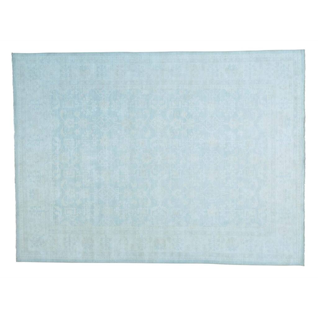 Washed Out Oushak Wool Handmade Oriental Rug