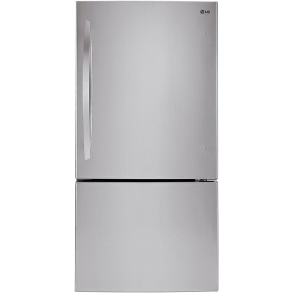 Lg 33 Inch 23 8 Cubic Foot Bottom Freezer Refrigerator Free Shipping Today