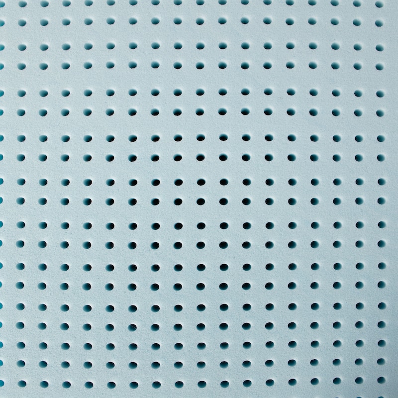 Splendorest 4-inch Gel Memory Foam Twin XL Dorm Mattress Topper - Blue