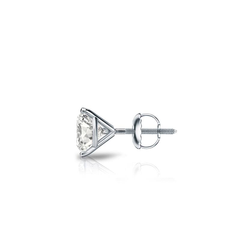 Auriya 14k Gold 1/3ct TDW Round SINGLE STUD (1) Diamond Earring
