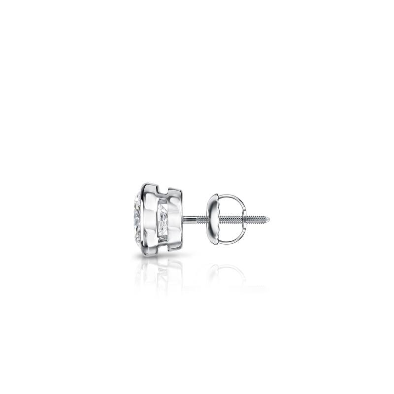 Auriya 1/4ctw Round SINGLE STUD (1) Diamond Earring 14k Gold Bezel-set