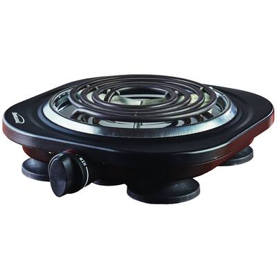 Brentwood TS-321BK Black 1000-watt Electric Single Burner