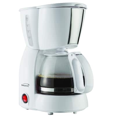 Brentwood TS-213W White 4-cup Coffee Maker
