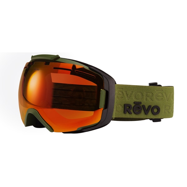 Revo Echo 08 POG Military Green Plastic Sport Snow Goggles