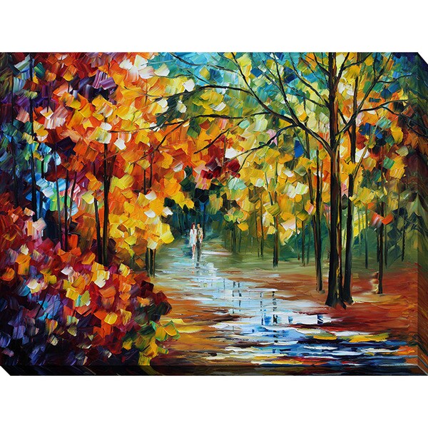 Shop Leonid Afremov 'The Spirit Stroll' Giclee Print Canvas Wall Art ...