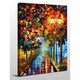 Leonid Afremov 'Burst Of Colors' Giclee Print Canvas Wall Art - Bed ...