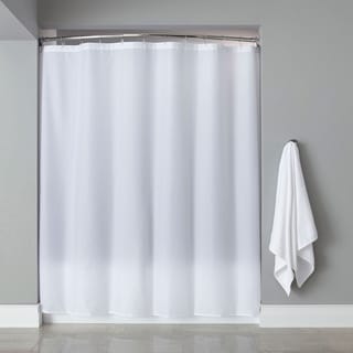 Shop Extra Long Mildew Resistant Clear White Shower