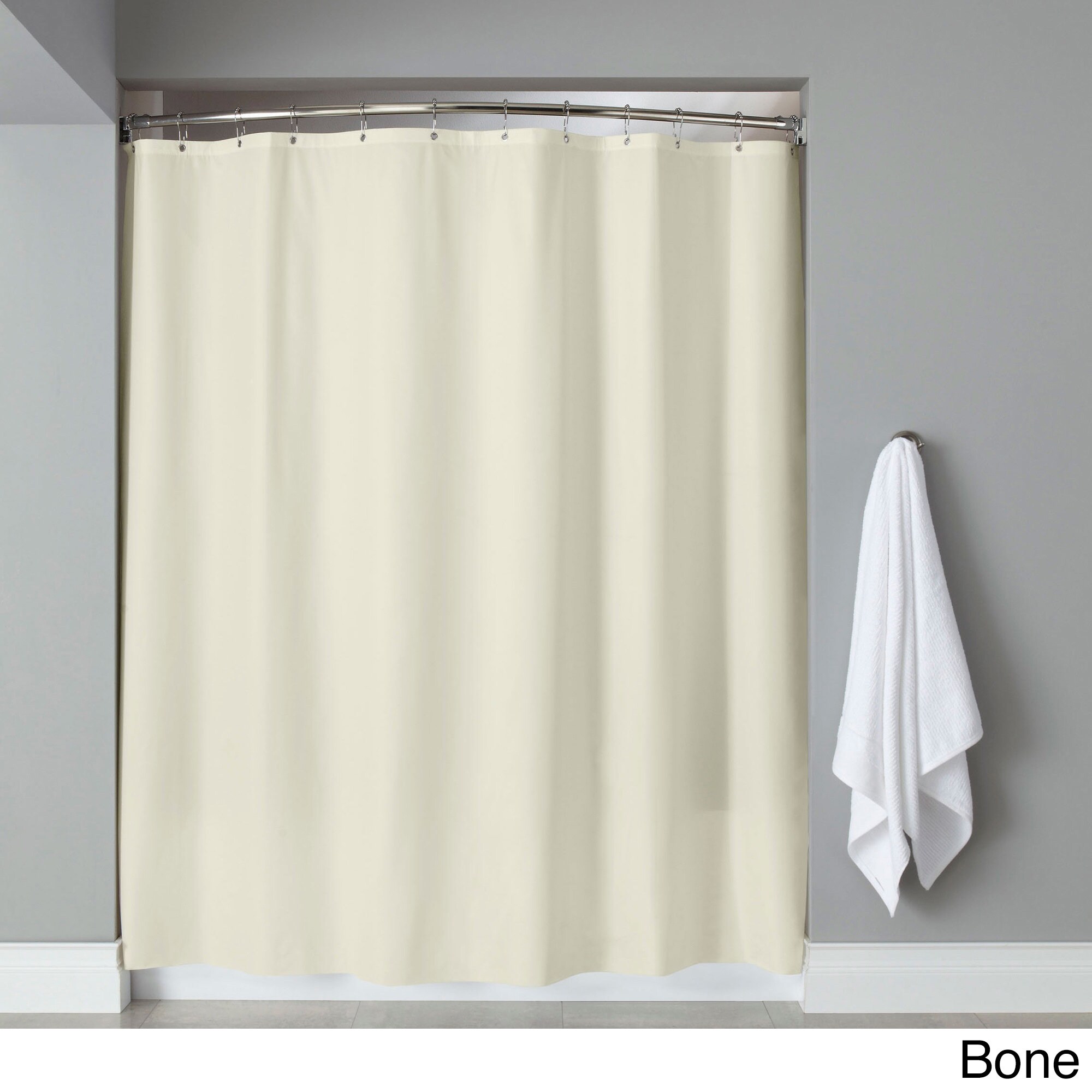 Shop 72 Inch Mildew Resistant 10 Gauge Vinyl Shower Curtain Liner