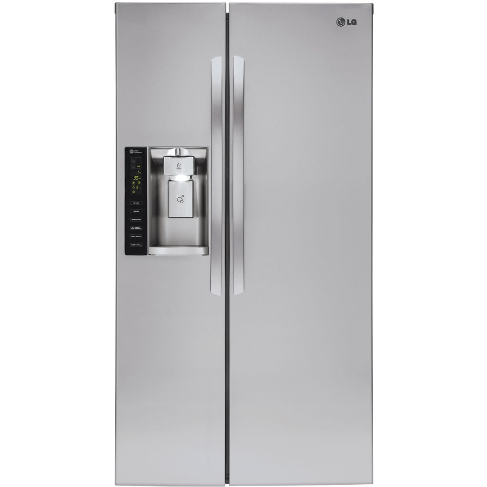 LG  36-inch 26.2-cubic-foot Side-by-Side Refrigerator (STAINLESS STEEL)