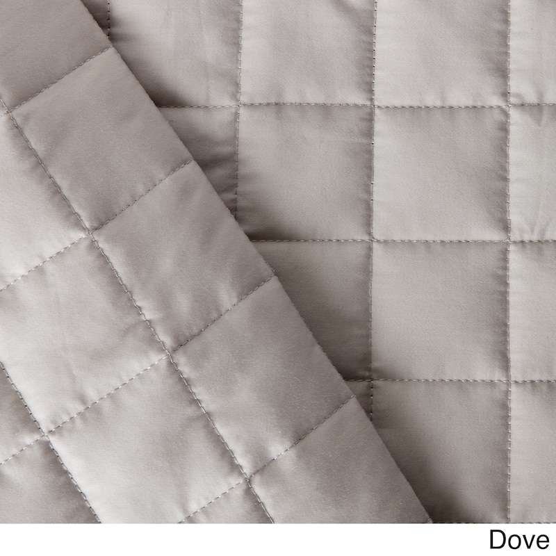 Sensation Cotton Quilt Coverlet - Grey - Twin