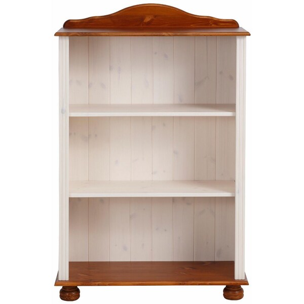 Shop Mette Solid Pine Low 2Shelf Bookcase Free Shipping Today