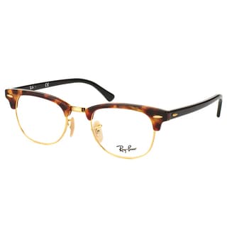 Ray-Ban Unisex RX 5154 Tortoise/ Gold Clubmaster Optical Eyeglasses ...