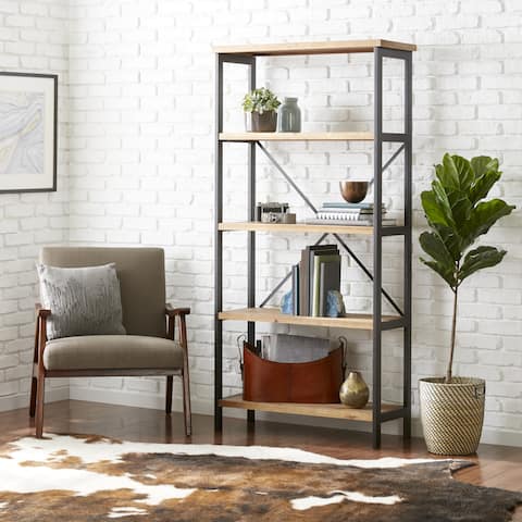 Bookshelves Bookcases Online At Our Perth 5 Shelf Bookcase By Christopher Knight Home