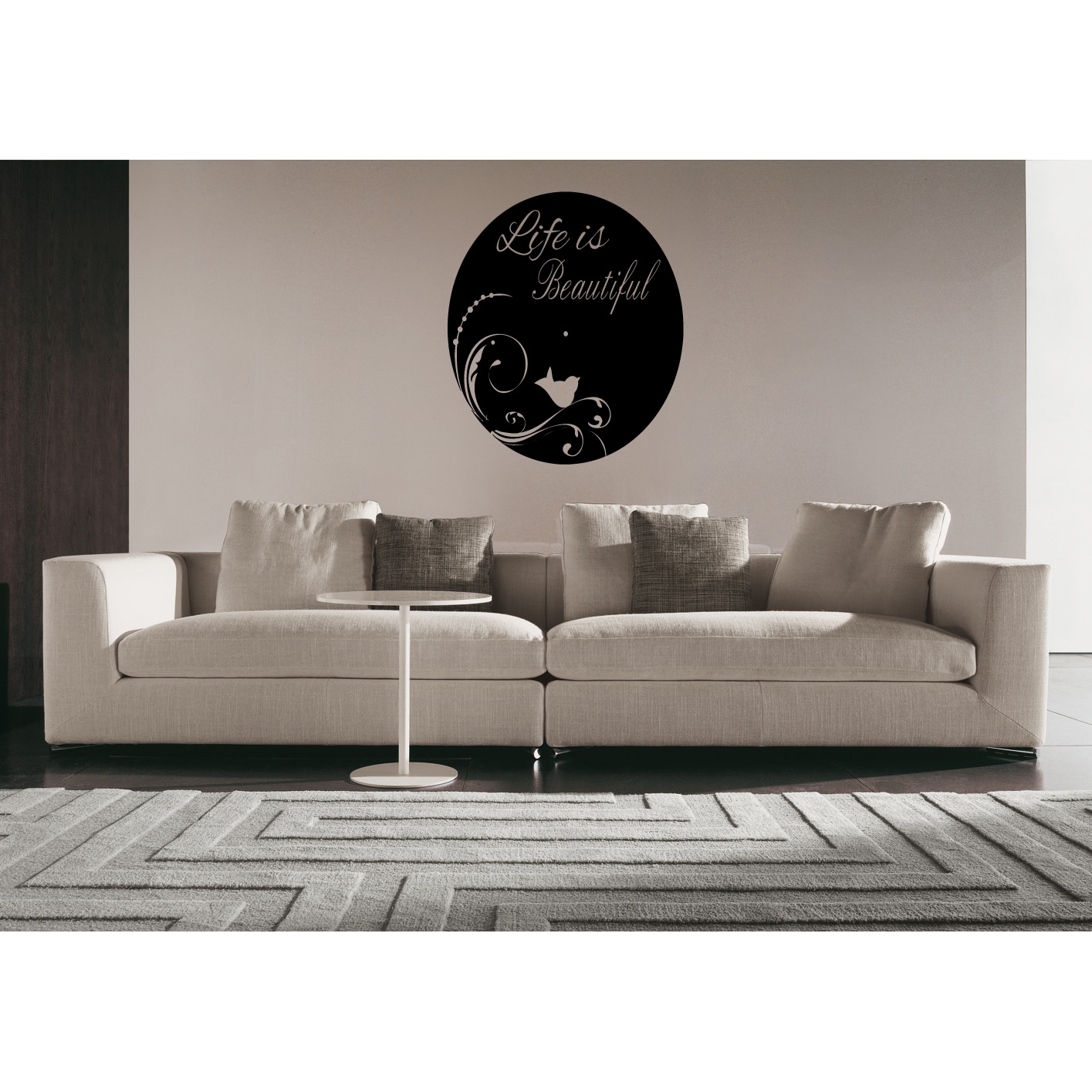 Life Is Beautiful Wall Art Sticker Decal