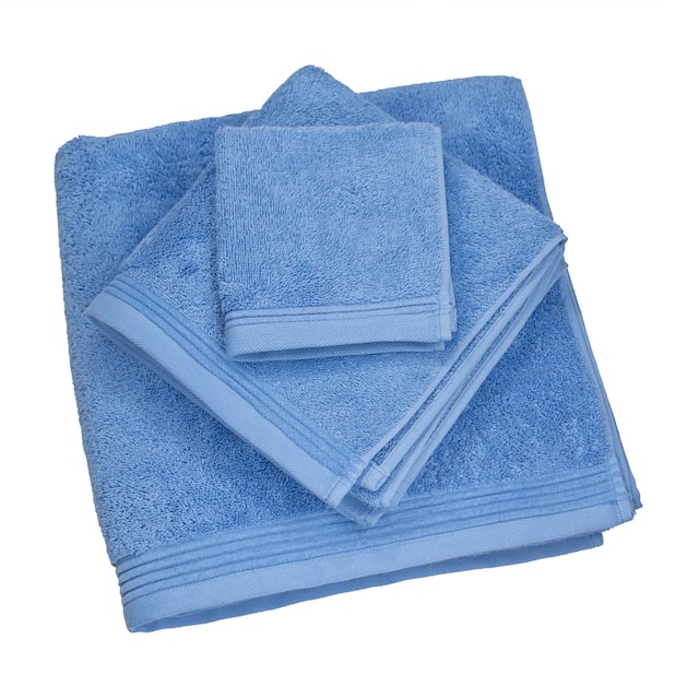 Austin Horn Classics Townsend Blue Terry Cotton Towel Set