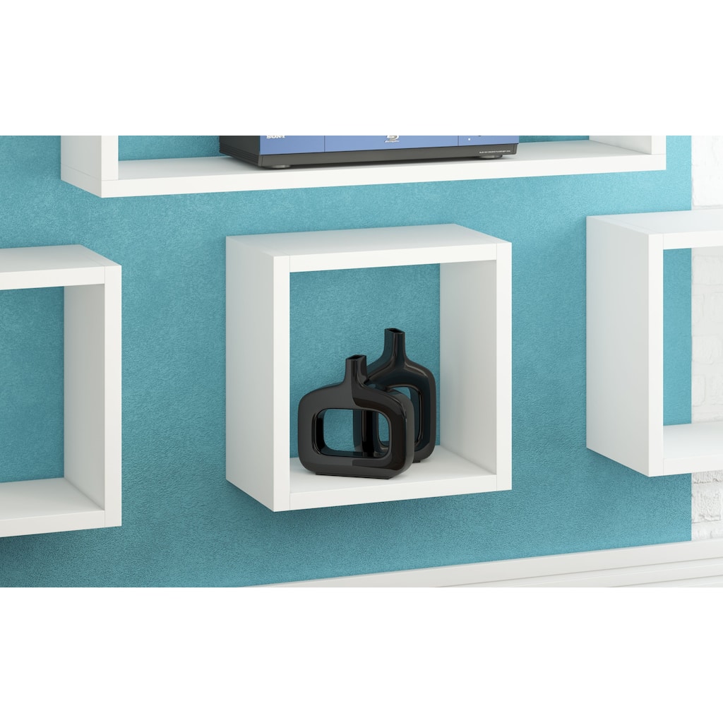 Manhattan Comfort Sahara Square Floating Decorative Shelf