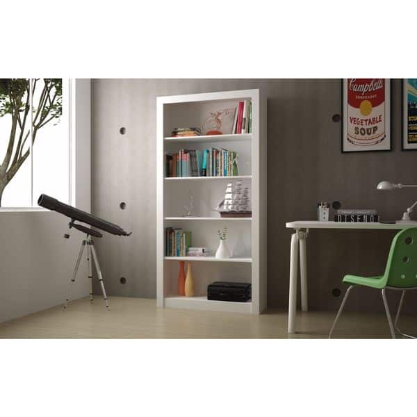 Accentuations by Manhattan Comfort Classic Olinda Bookcase 1.0 with 5 Shelves Accentuations by Manhattan Comfort Classic Olinda Bookcase 1.0 with 5 Shelves