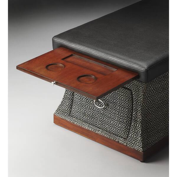 Shop Handmade Black Wood Leather Storage Bench Philippines