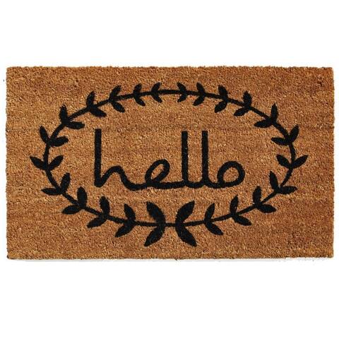 Door Mats Online At Our Best Decorative Accessories Calico Hello Doormat 2 6 X 4
