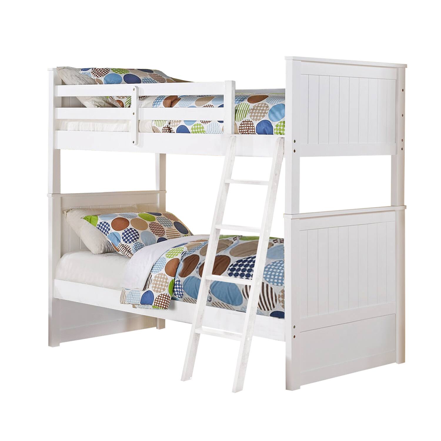 madyson twin over full bunk bed with storage