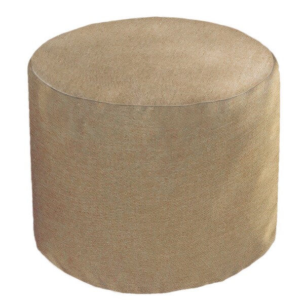 Shop Outdoor/ Indoor Sunbrella Pouf 22 Round Sailcloth Space Overstock 11501900