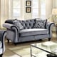 preview thumbnail 3 of 8, Furniture of America Tese Traditional Fabric 2-piece Sofa Set