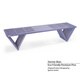 preview thumbnail 21 of 23, Backless Wood Outdoor or Indoor Bench 6'