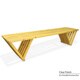 preview thumbnail 6 of 23, Backless Wood Outdoor or Indoor Bench 6'