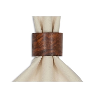 Wood Band Napkin Ring (Set of 4)