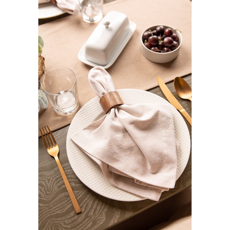 Wood Band Napkin Ring (Set of 4)