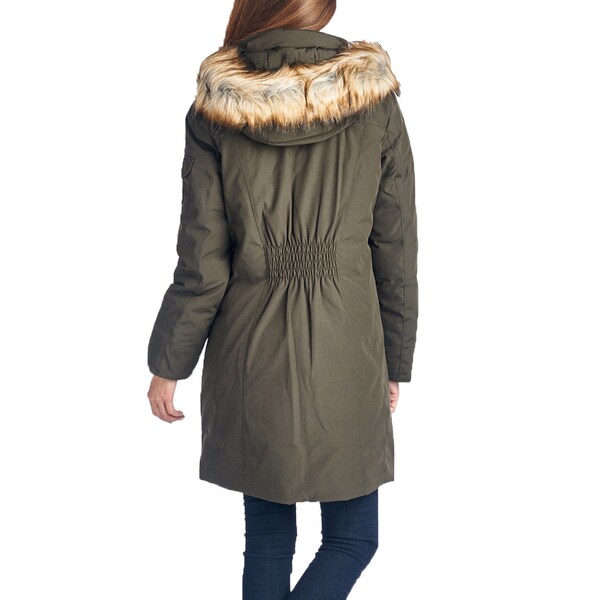 michael kors parka olive