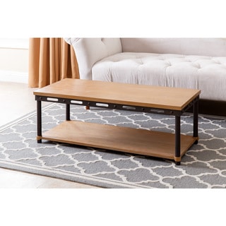 Abbyson Northwood Industrial Rustic Coffee Table