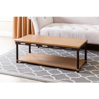 Abbyson Northwood Industrial Rustic Coffee Table