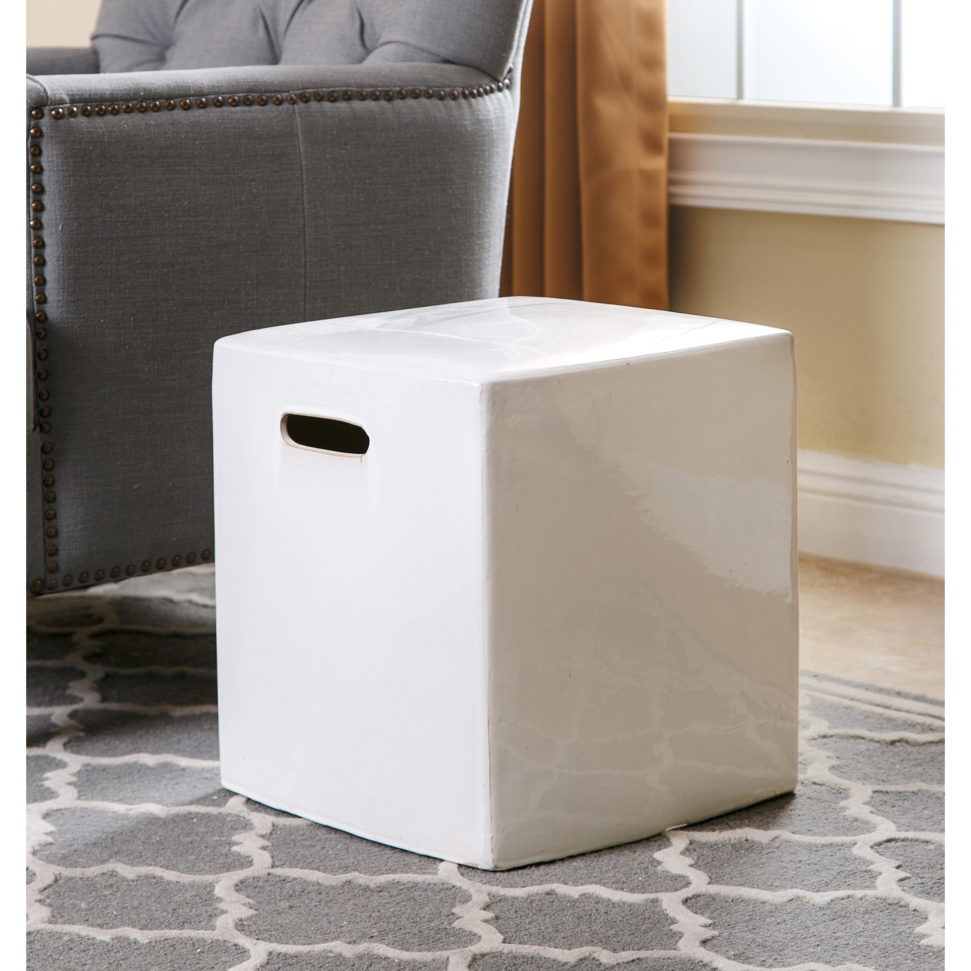 garden cube stool