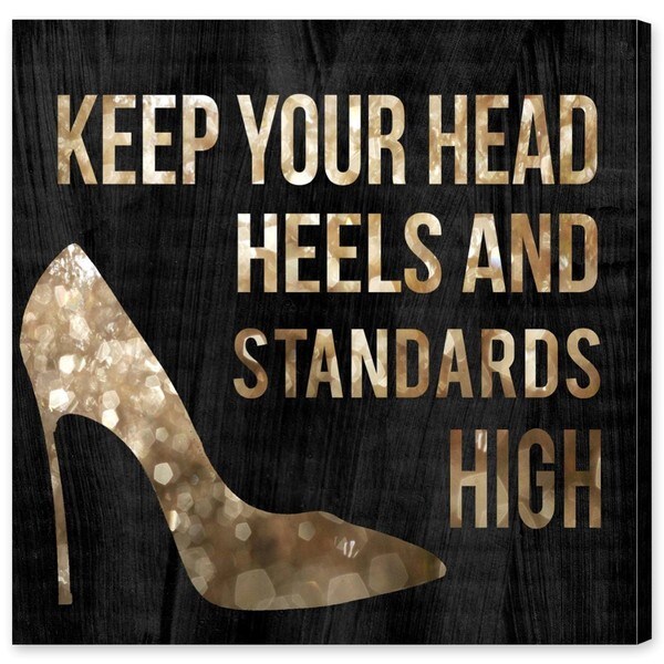 Shop Oliver Gal 'Head and Heels' Canvas Art Free Shipping Today