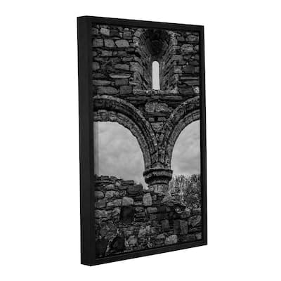 ArtWall Steve Ainsworth's 'Windows In Stone' Gallery Wrapped Floater-framed Canvas - Multi