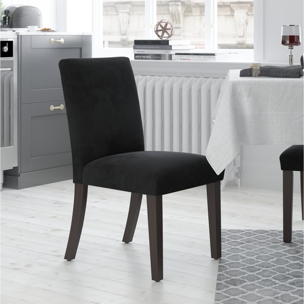 Microsuede discount dining chairs