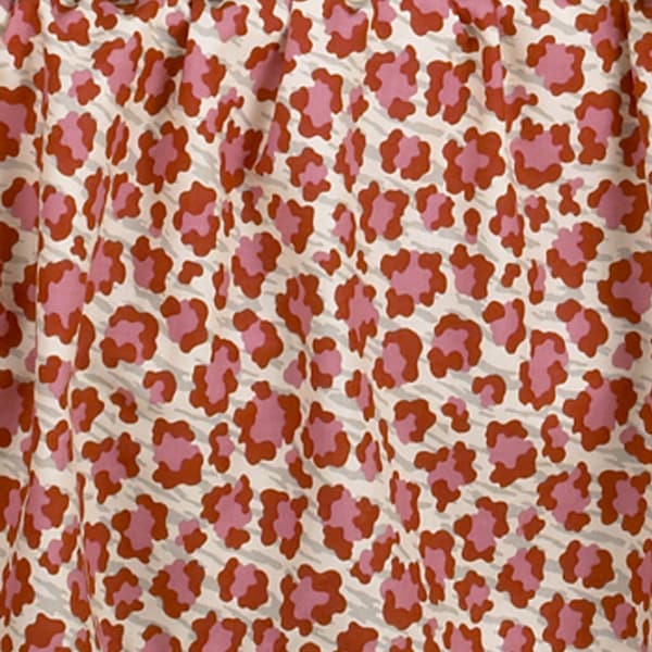 Here Kitty Pink Animal Print Fabric 3 Yards Free Here Kitty Pink Animal Print Fabric 3 Yards