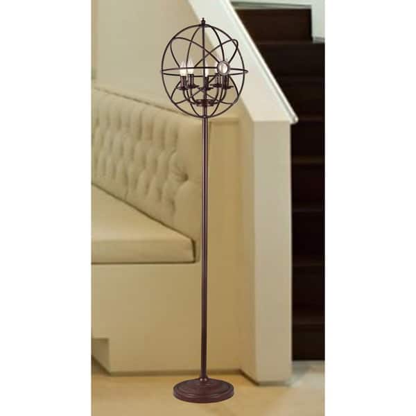 Shop Maaja 5 Light Spherical Metal 66 Inch Antique Floor Lamp On