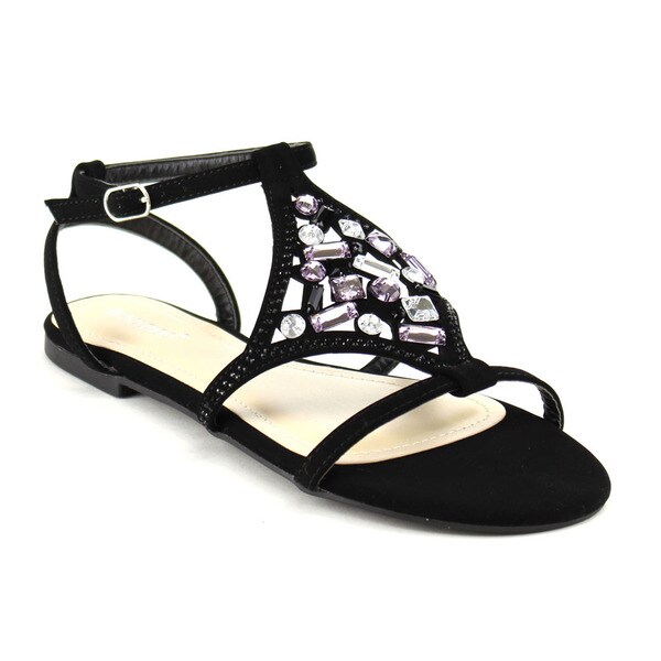 bamboo rhinestone sandals