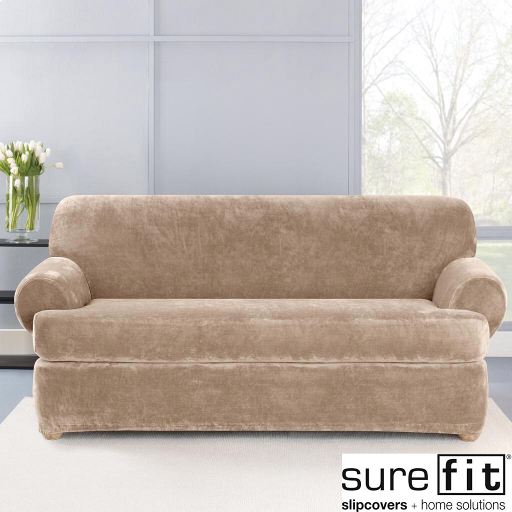 Sure Fit Stretch Stripe Sofa Slipcover